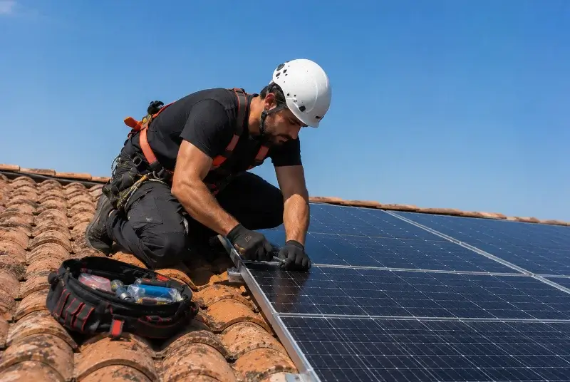 Maintenance et monitoring de panneaux solaires à Ainhoa